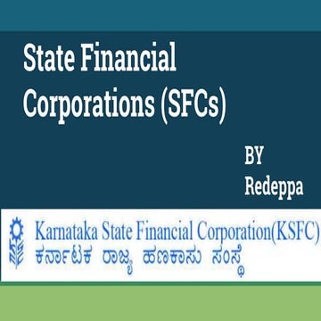 State financial corporation