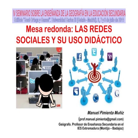 Redes sociales educacion
