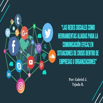 LAS REDES SOCIALES COMO HERRAMIENTAS ALIADAS PARA LA COMUNICACIÓN EFICAZ EN S...