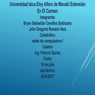 Redes de-computadora