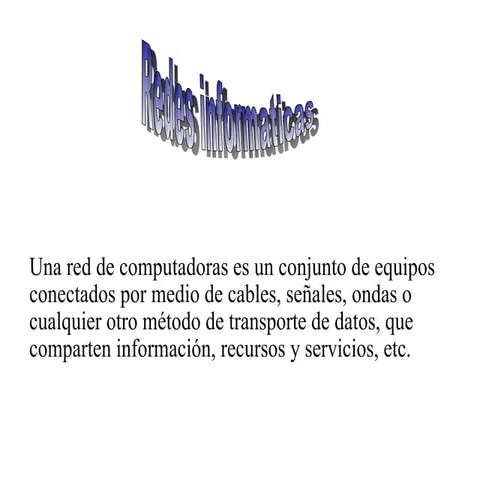 redes informaticas