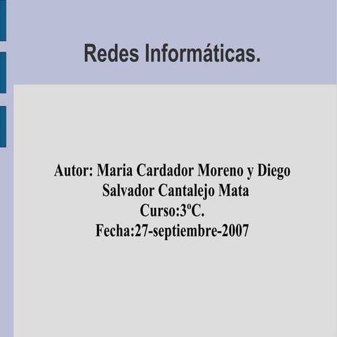 Redes Informáticas