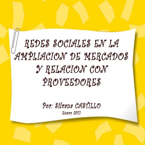Redes Sociales En Favor De Los Empresarios