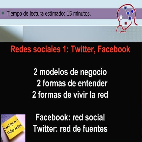 Redes Sociales Taller De Blogs,  1a Parte