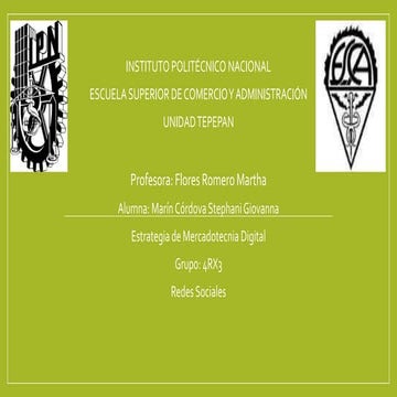 Redes sociales giovana