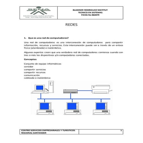 Redes 1 bladimir rodriguez