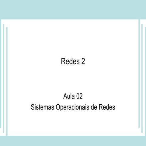 Redes2 aula02