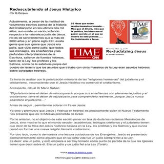 Redescubriendo a Jesus