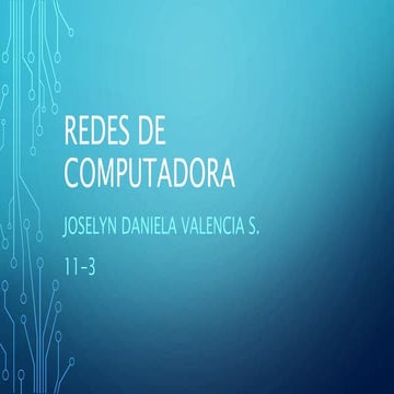 Redes de computadora
