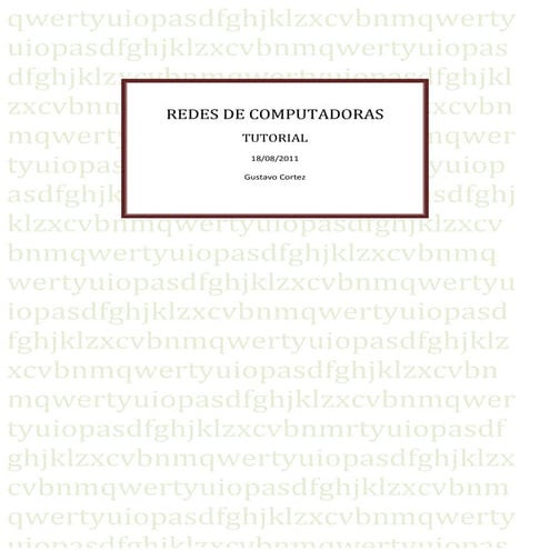 Redes de computadoras (tutorial completo)