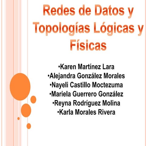 Redes de datos y topologias