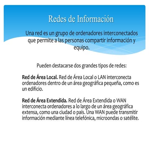 Redes de información