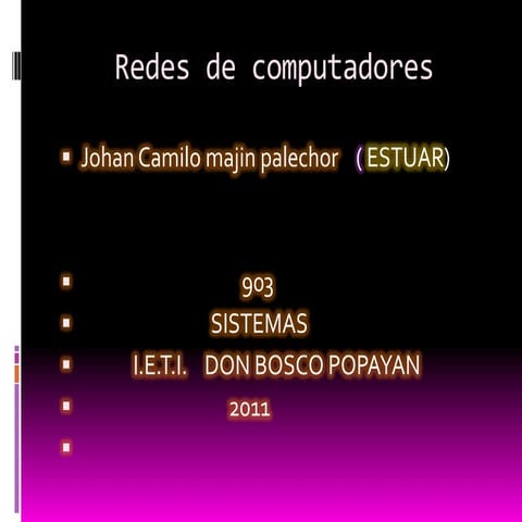 Redes del computador