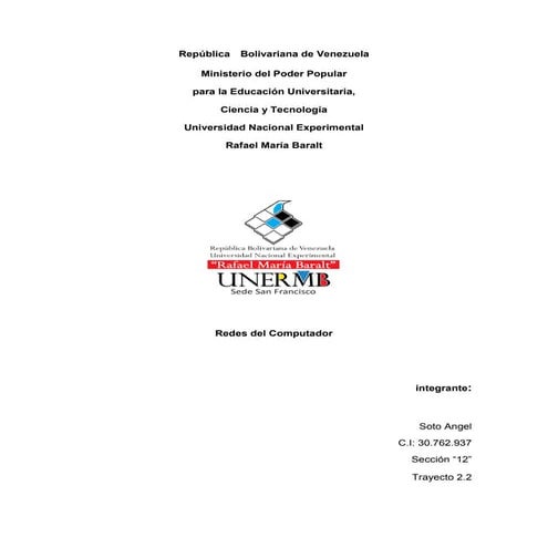 Redes del computador unidad 3