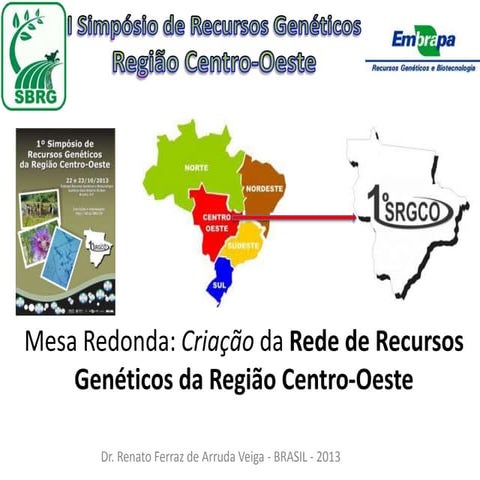 Redes de recursos genéticos 2013
