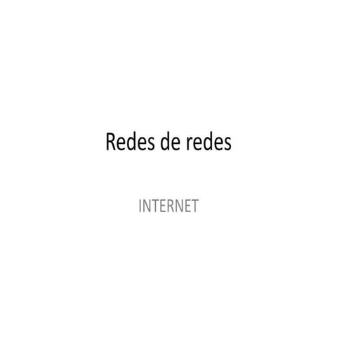 Redes de redes