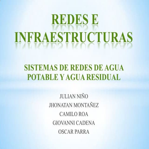 Redes e infraestructura