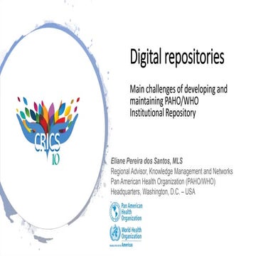 Los principales retos en desarrollar y mantener el Repositorio Institucional ...