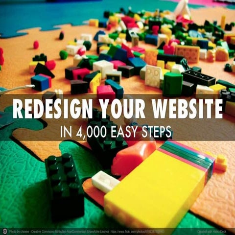 Redesign Your Website in 4,000 Easy Steps