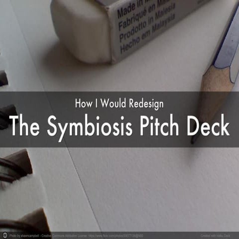 How I Would Redesign the Symbiosis Pitch Deck