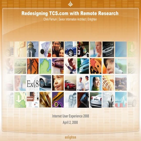Redesigning TCS.com with Remote Research