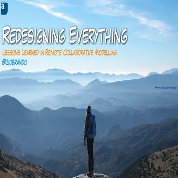 Redesigning everything (avanscoperta meeutp edition)