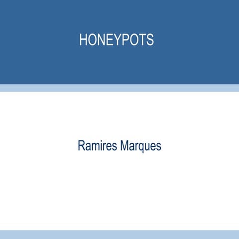 Trabalho de Redes sobre Honeypot
