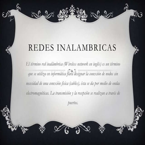 Redes inalambricas