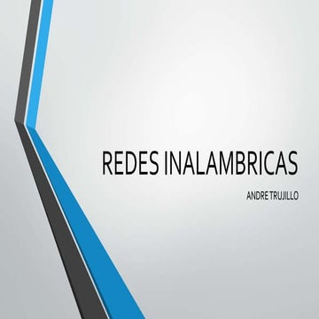 Redes inalambricas