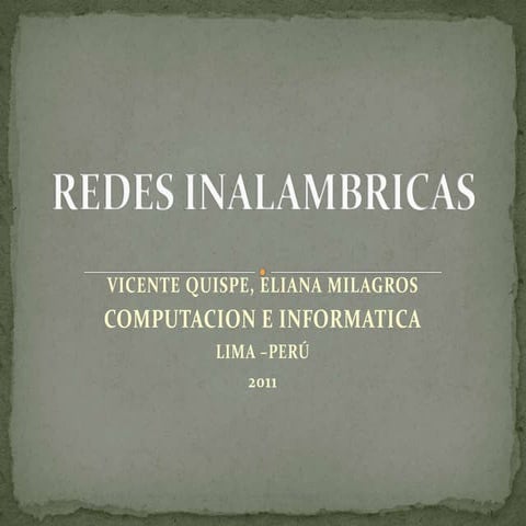 Redes inalambricas final