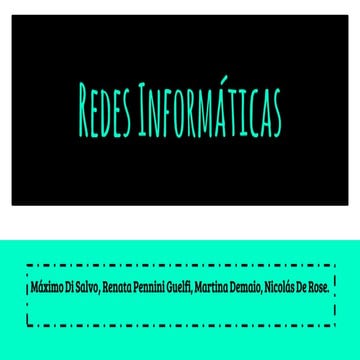 Redes informáticas
