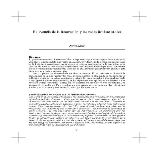 Redes institucionales