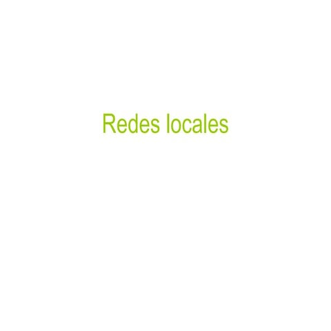 Redes locales