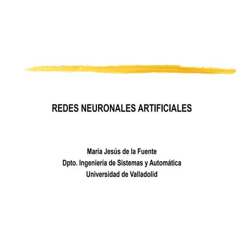 Redes neuronales