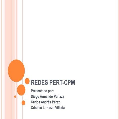 Redes pert cpm