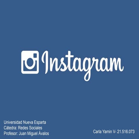 Instagram, Red Social.