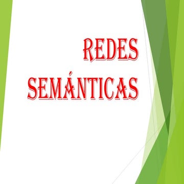 Redes semánticas