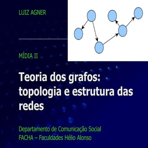 Introdução à Teoria das Redes (estudo dos graphos)