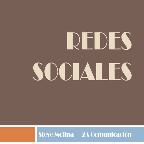 Redes Sociales