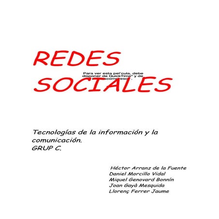 Redes Sociales.