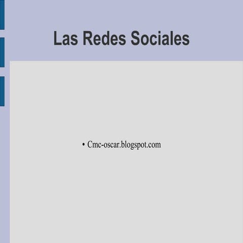 Las Redes Sociales