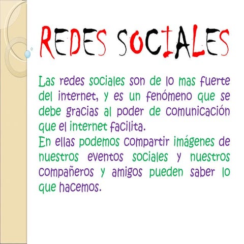Redes sociales