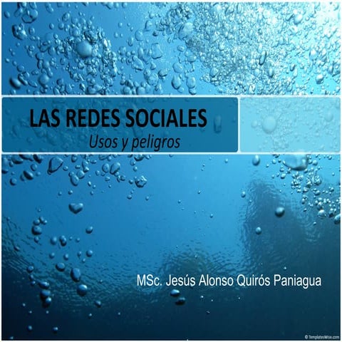Los riesgos en las redes sociales | PPTX