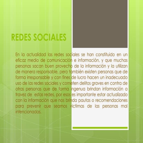 Redes sociales