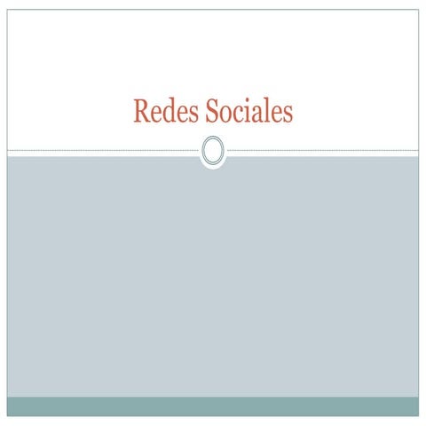 Redes sociales