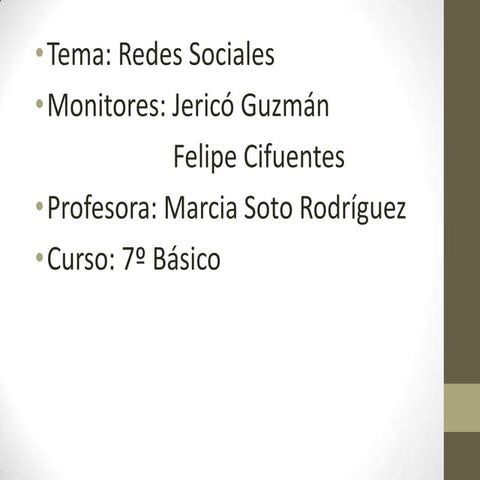 Redes sociales