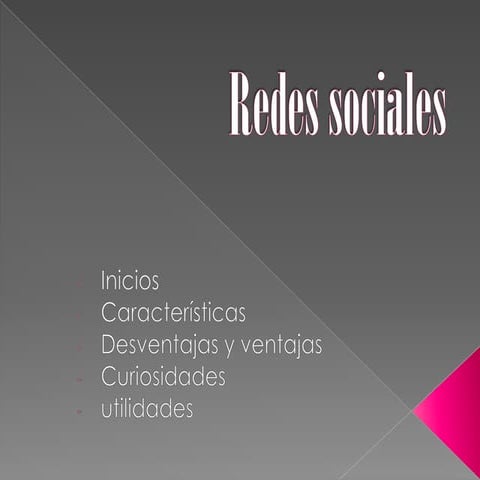 Redes sociales