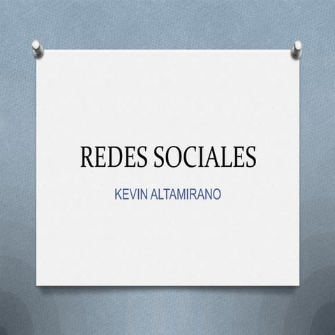 Redes sociales