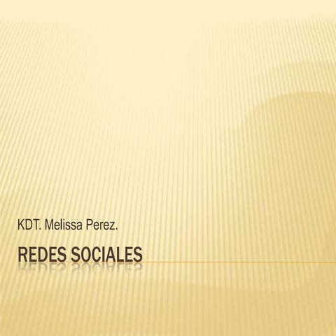 Redes sociales