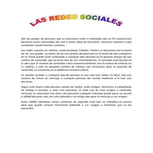 Redes sociales